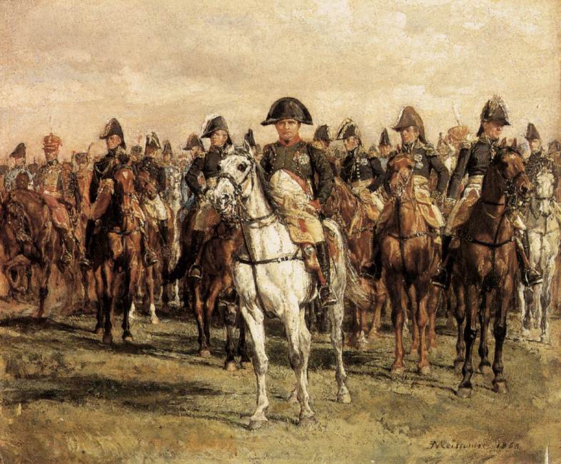 Napoleon and his Staff by MEISSONIER, Jean-Louis-Ernest