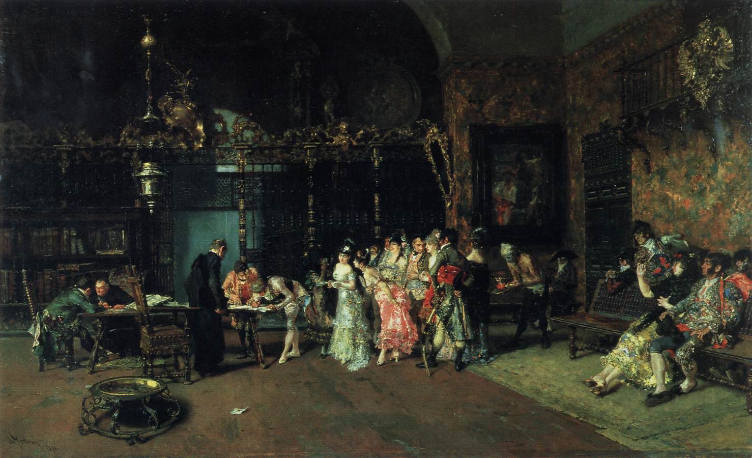 At the Vicarage by FORTUNY Y MARSAL, Mariano