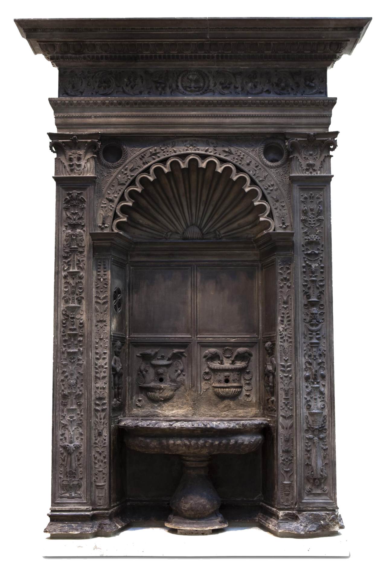 Wall fountain by BENEDETTO DA ROVEZZANO