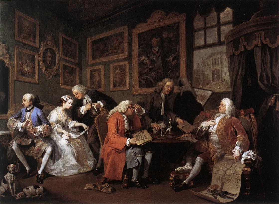 Marriage à la Mode by HOGARTH, William