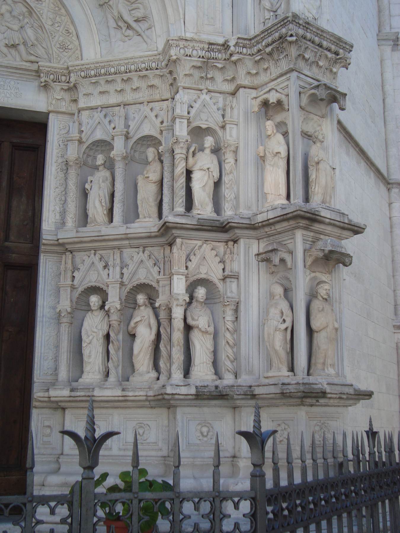 View of the façade (detail) by