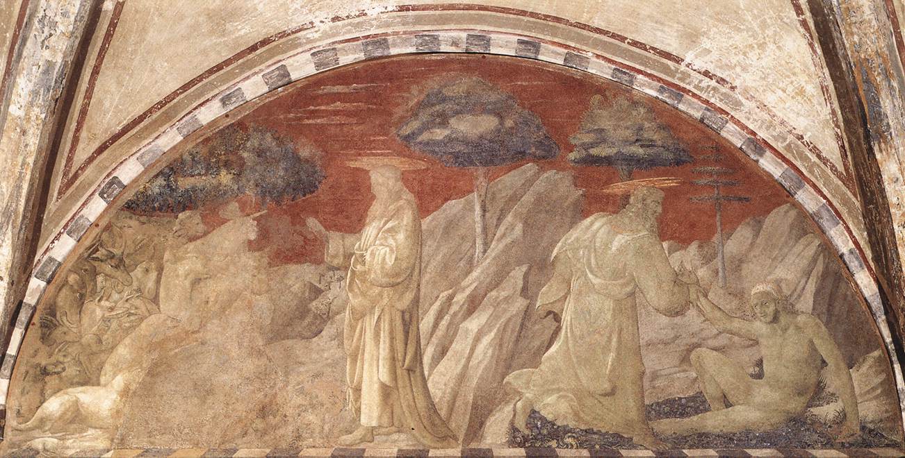 Creation of the Animals and Creation of Adam by UCCELLO, Paolo