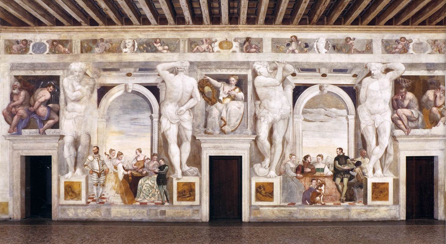 View of the left wall by FASOLO, Giovanni Antonio