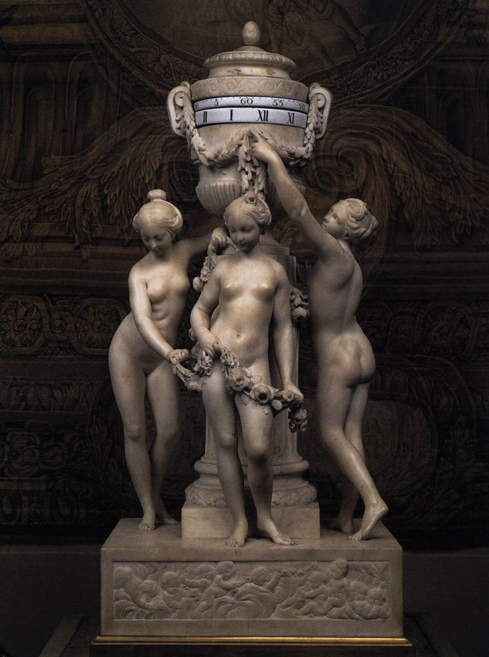 Clock: The Three Graces by