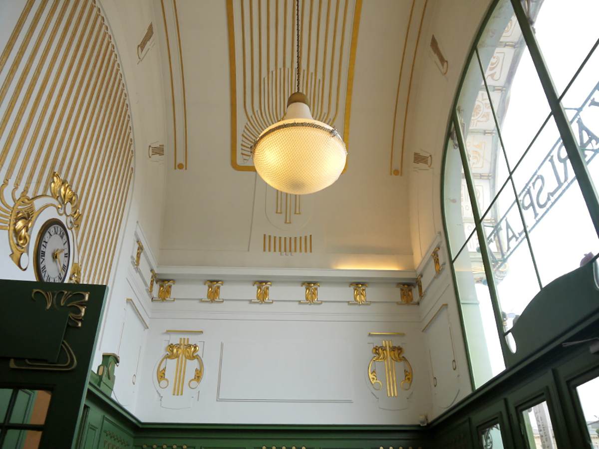 Stadtbahn Station (detail of the interior) by WAGNER, Otto