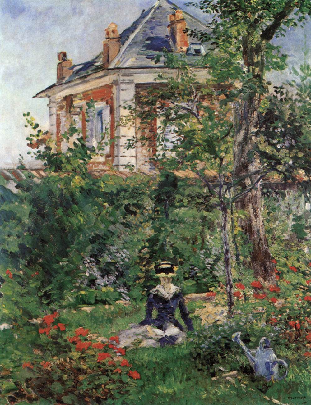 Girl in the Garden at Bellevue by