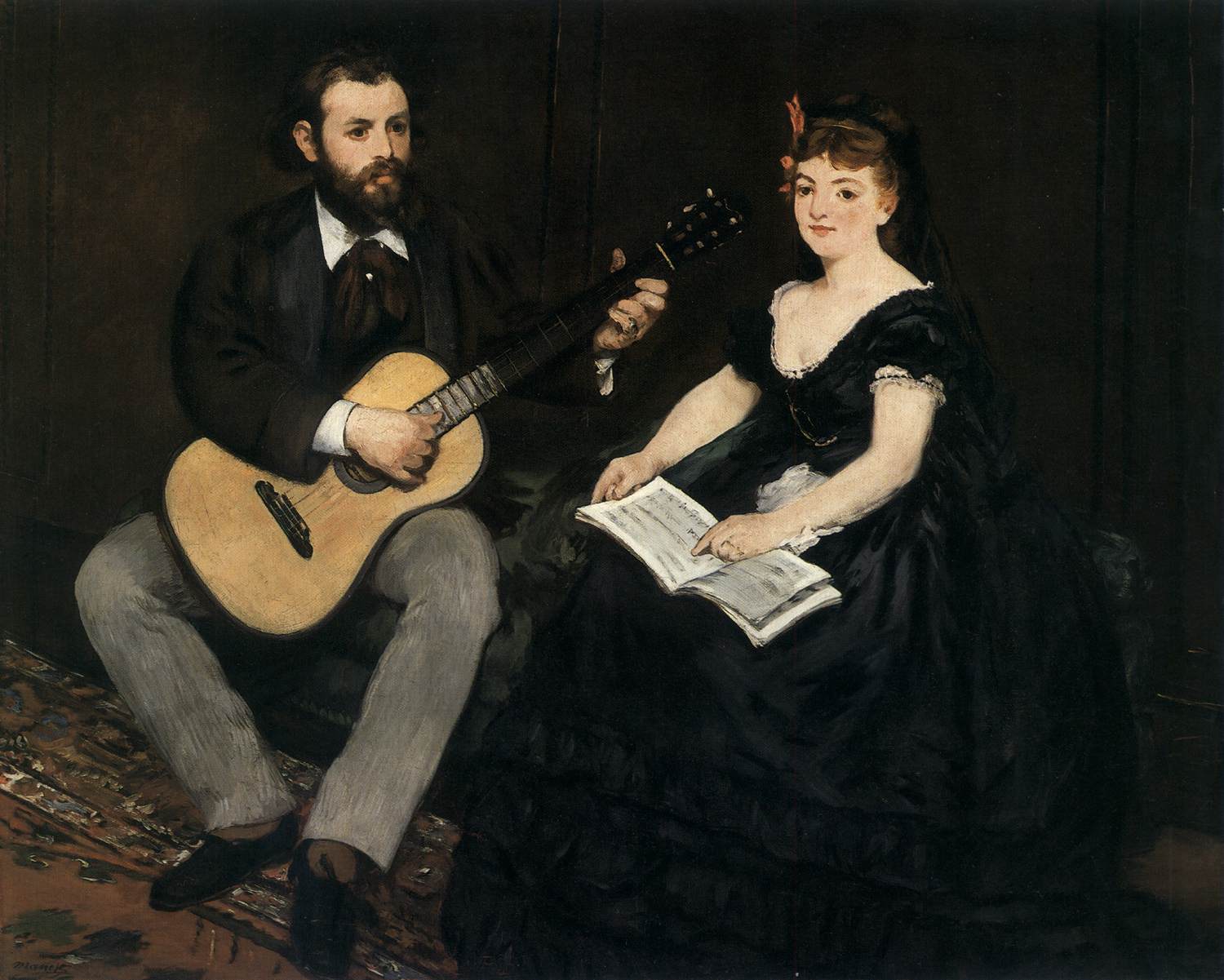 Music Lesson by MANET, Edouard