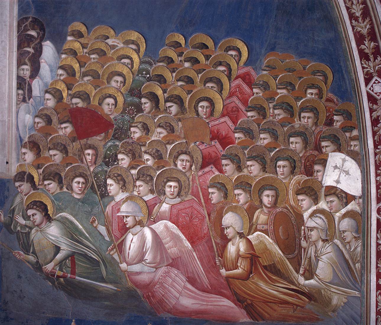 Last Judgment (detail) by GIOTTO di Bondone