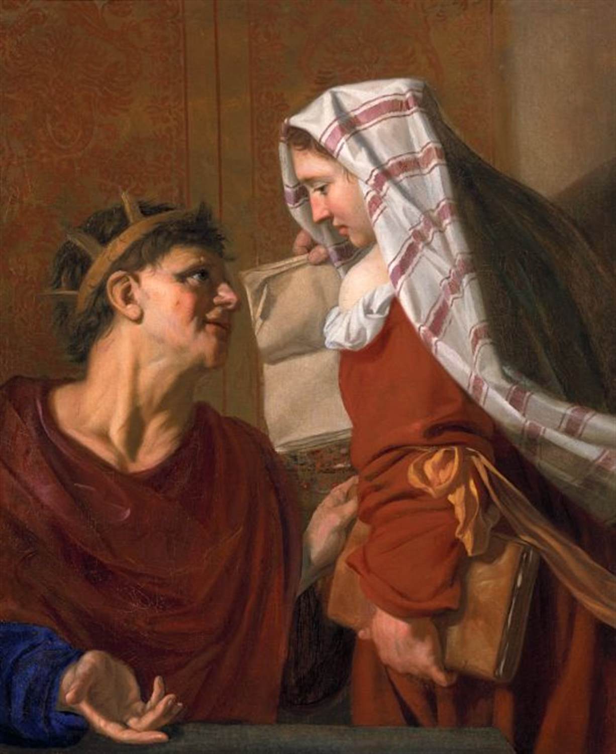 King Tarquin and the Cumaean Sibyl by HELT STOCKADE, Nicolaes van