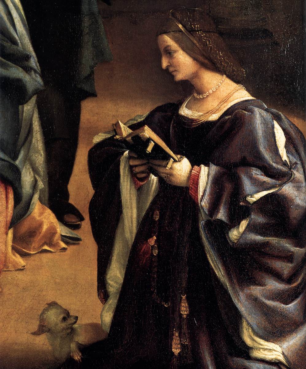 Christ Taking Leave of his Mother (detail) by LOTTO, Lorenzo