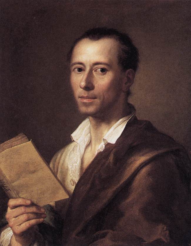 Portrait of Johann Joachim Winckelman by MENGS, Anton Raphael