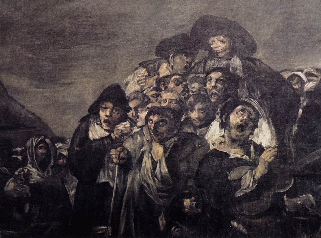 A Pilgrimage to San Isidro (detail) by GOYA Y LUCIENTES, Francisco de