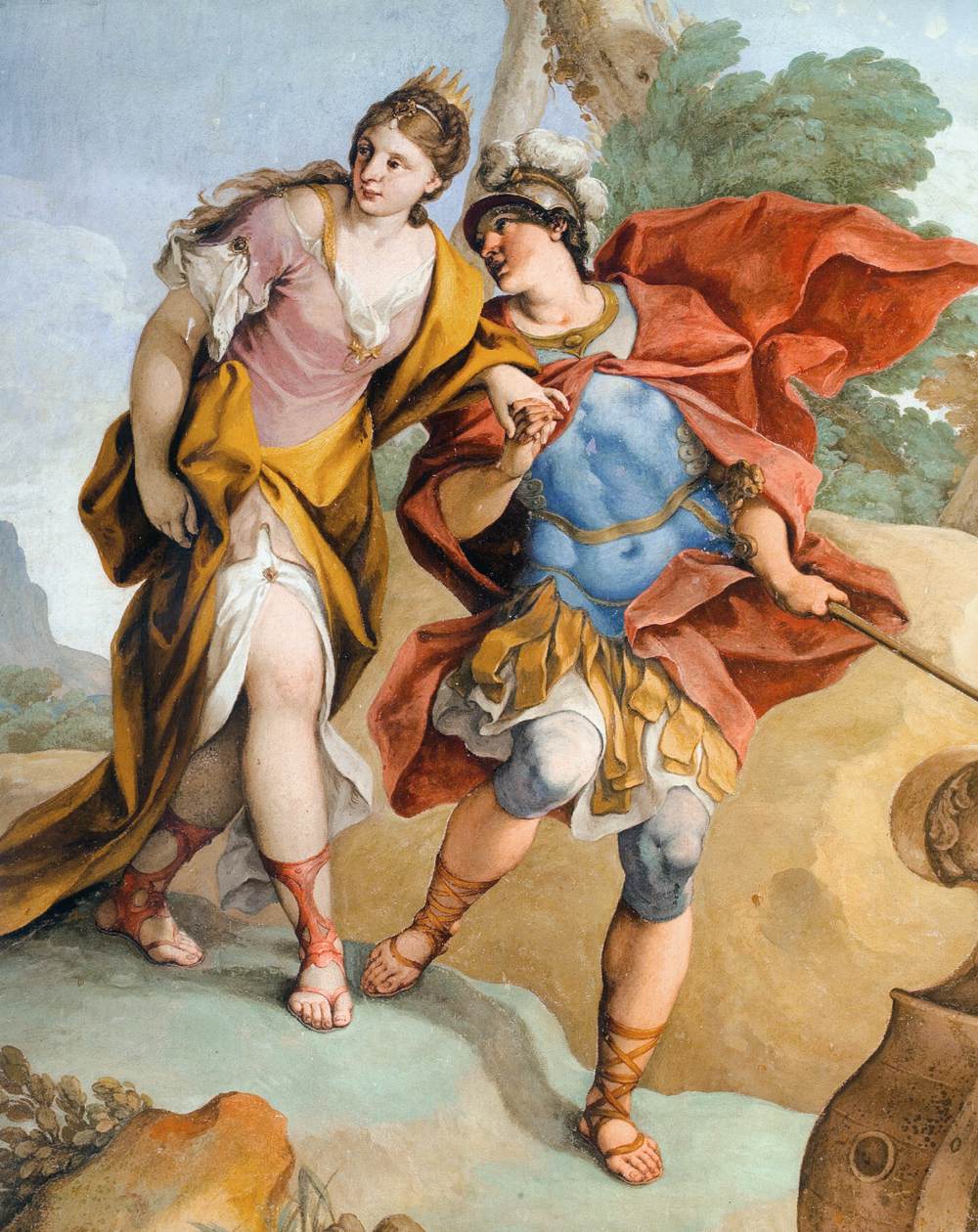 The Abduction of Helen (detail) by BALESTRA, Antonio