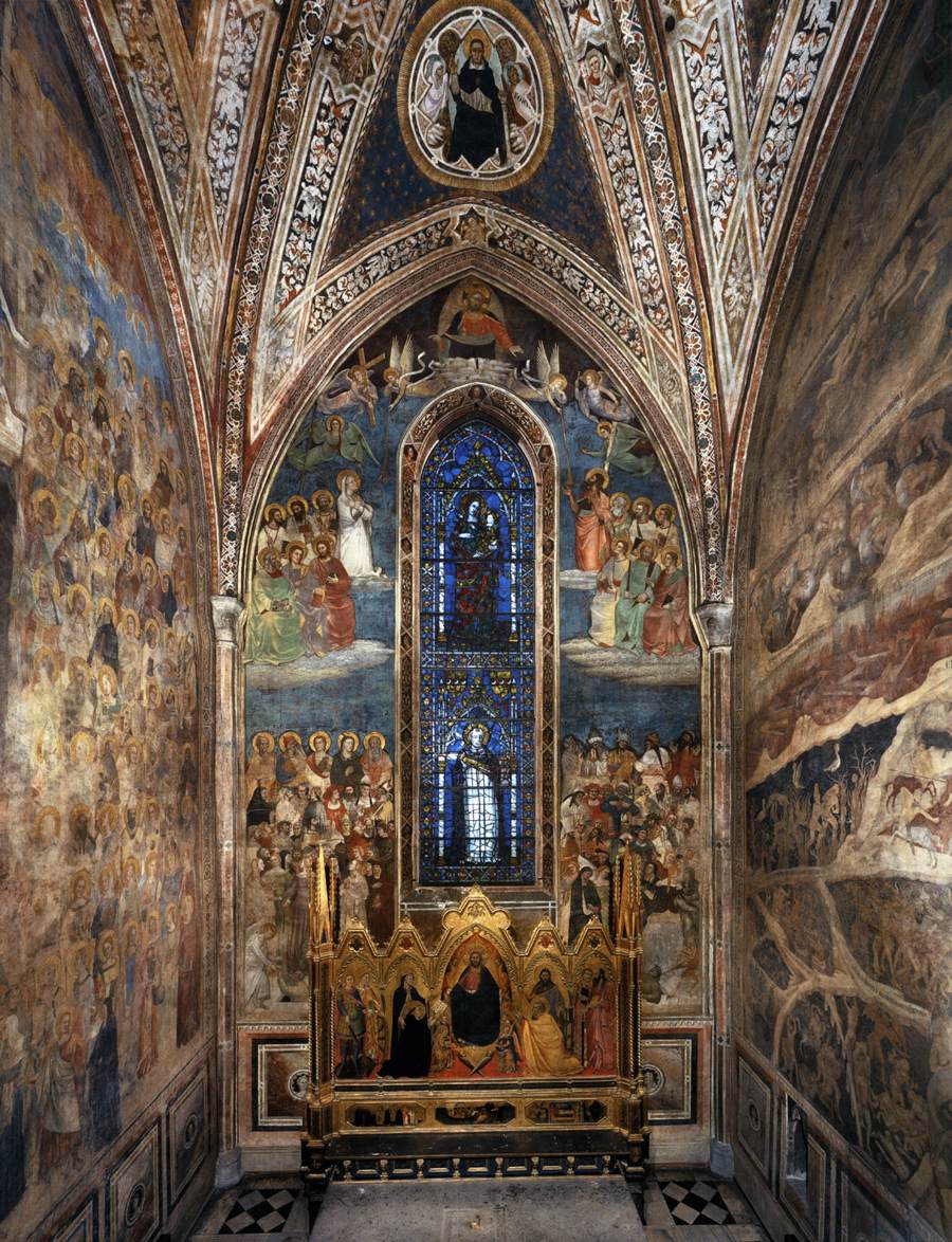 View of the chapel from the east by NARDO DI CIONE