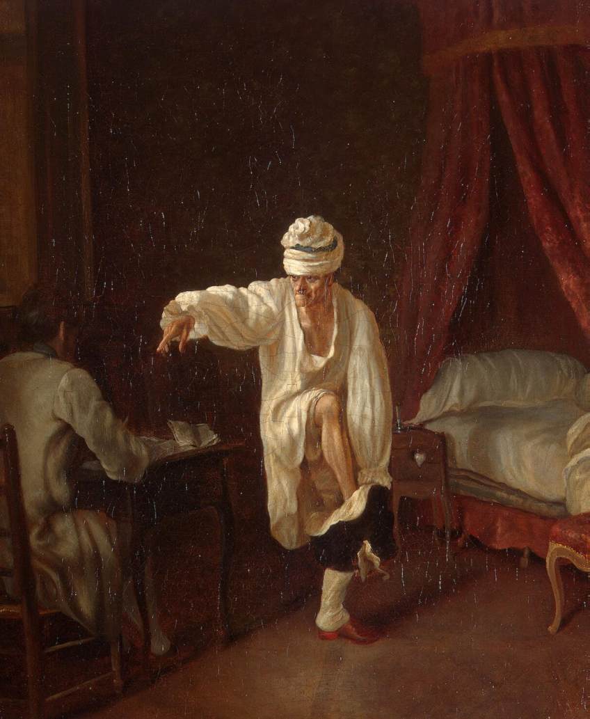 Voltaire's Morning by HUBER, Jean