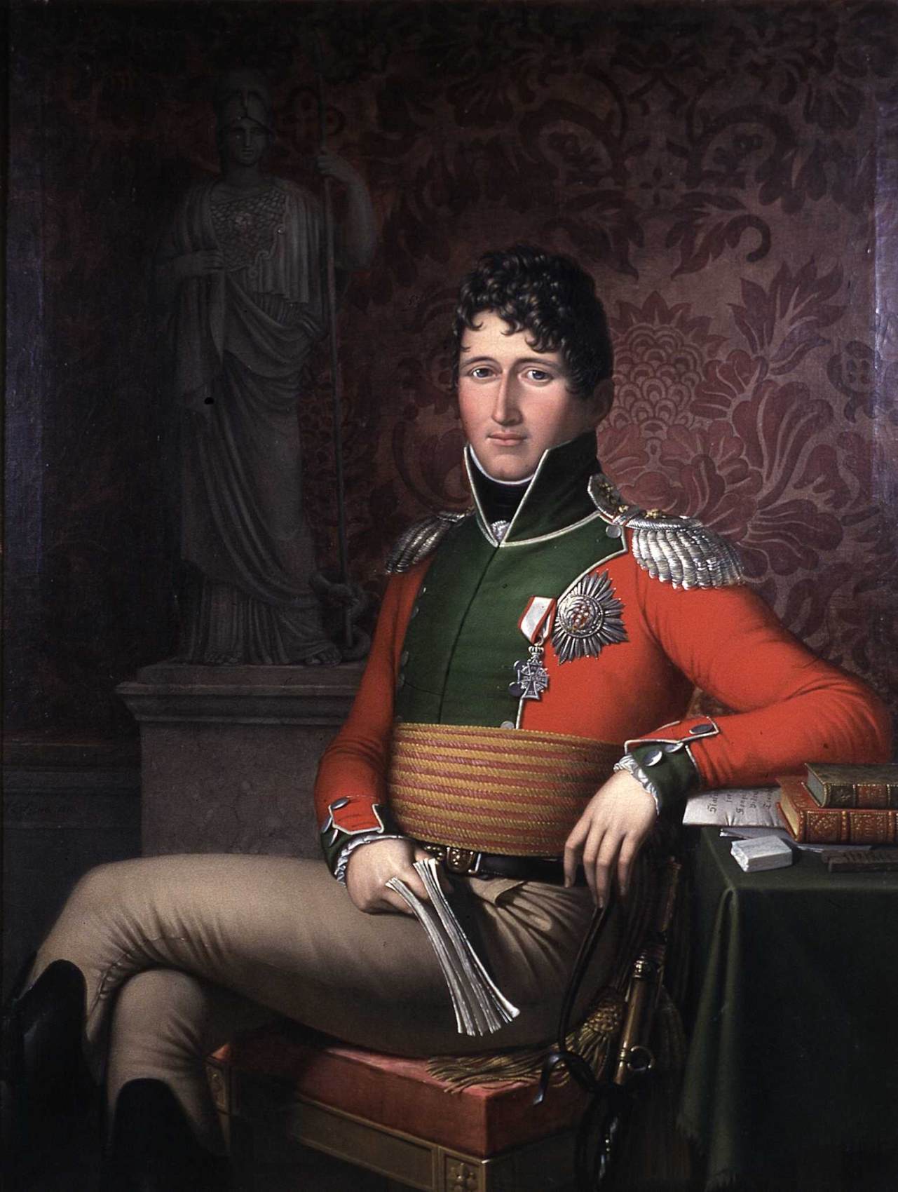 Prince Christian Frederik of Denmark by LUND, Johan Ludwig Gebhard