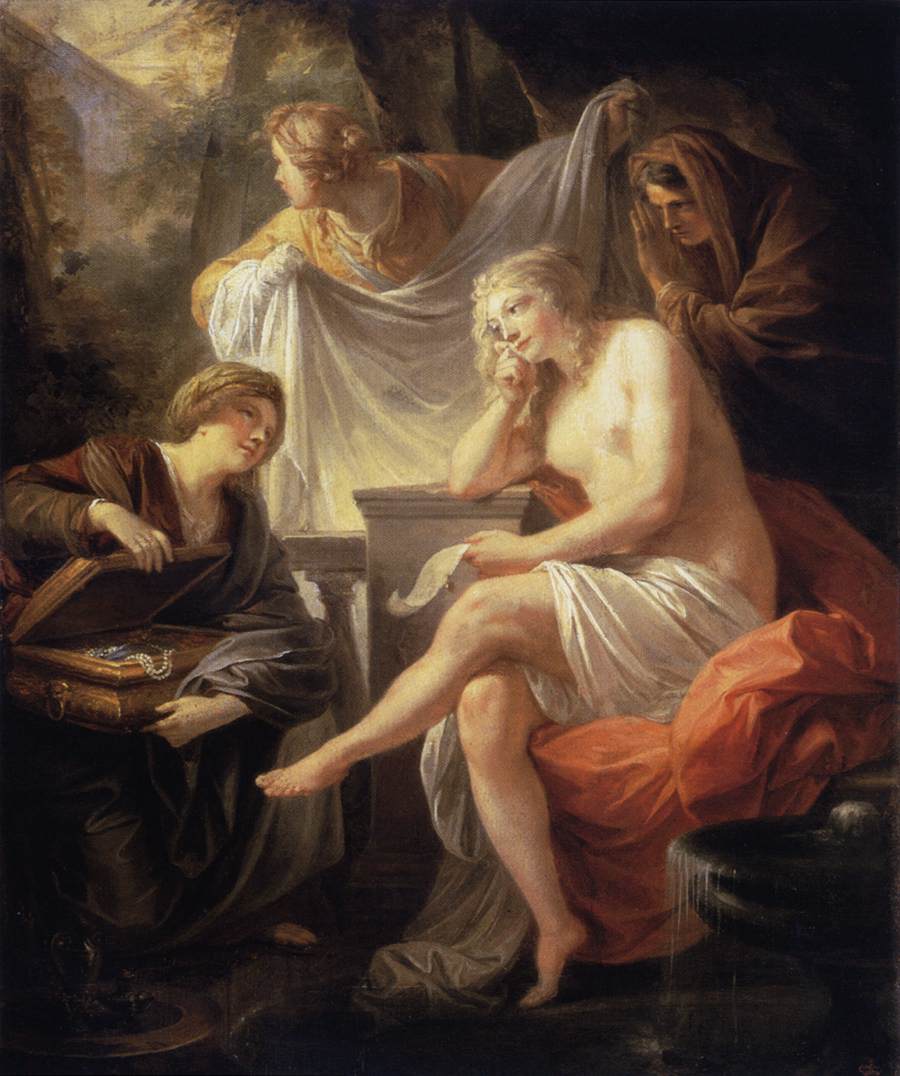 Bathsheba at the Bath by FÜGER, Friedrich Heinrich