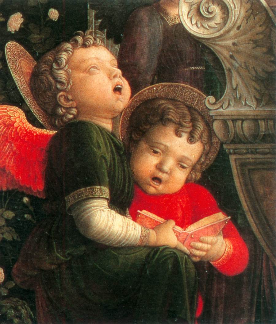 San Zeno Polyptych (central panel, detail) by MANTEGNA, Andrea