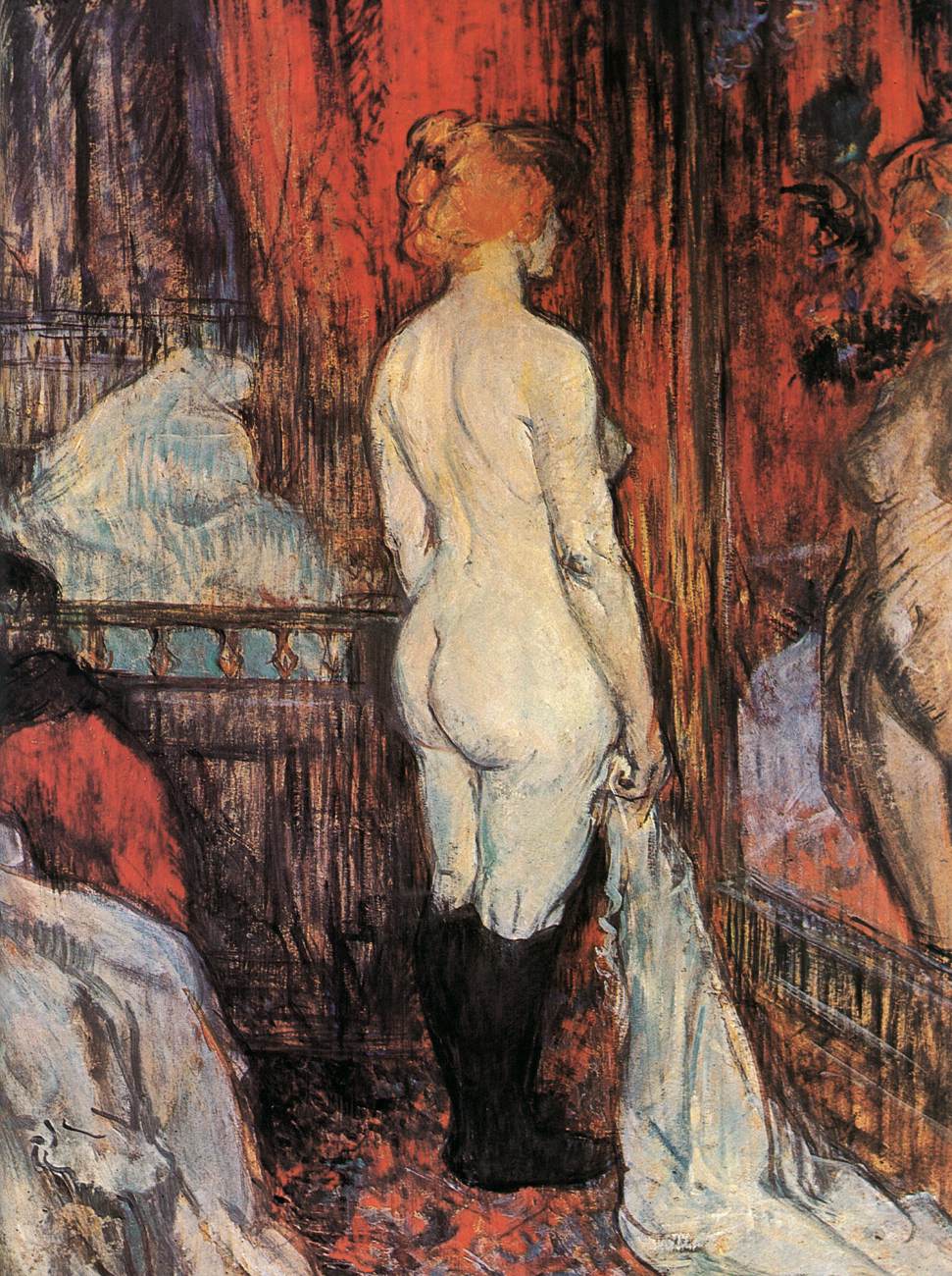 Nude in front of a Mirror by