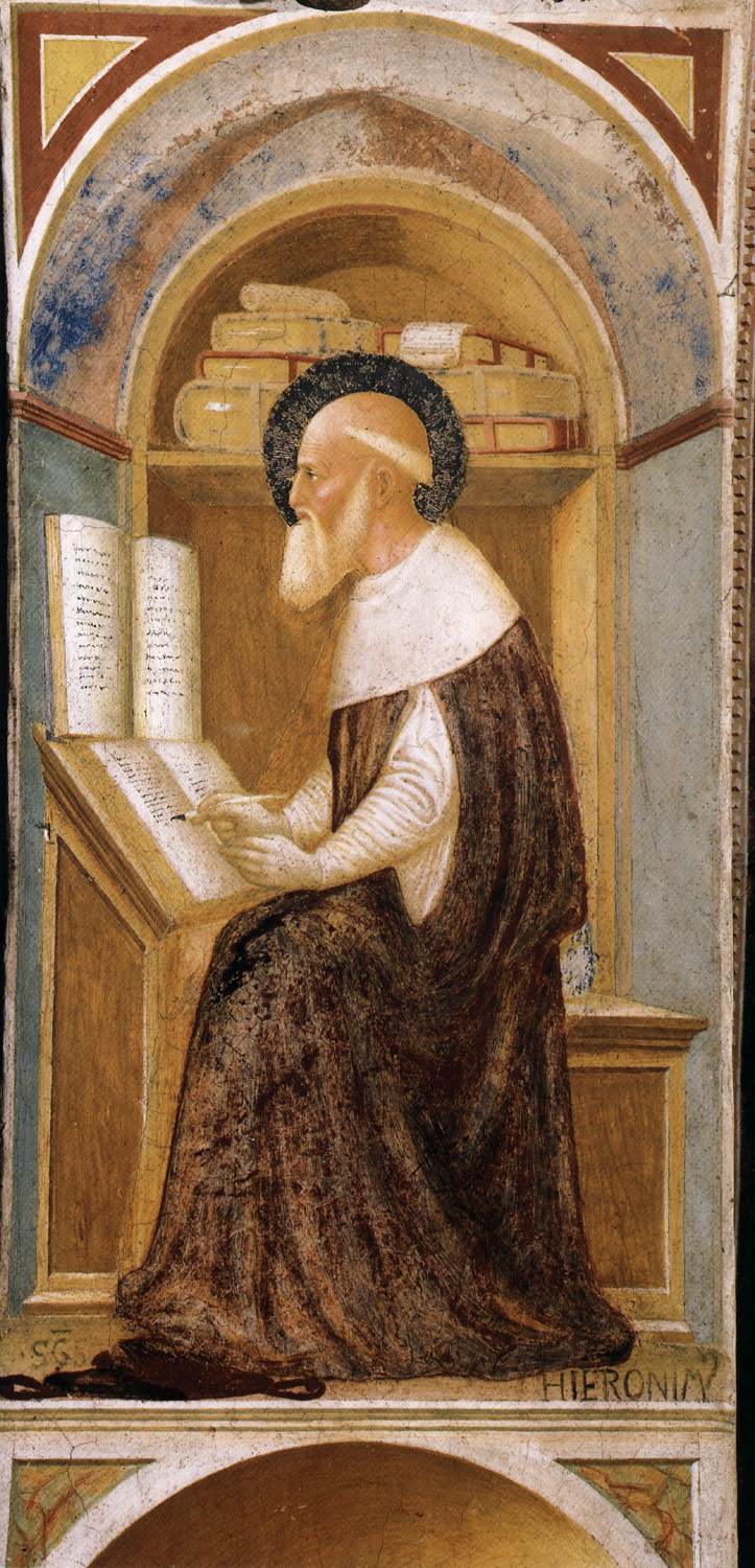 St Jerome by MASOLINO da Panicale