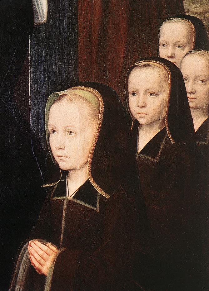 Triptych of Jean Des Trompes (detail) by DAVID, Gerard