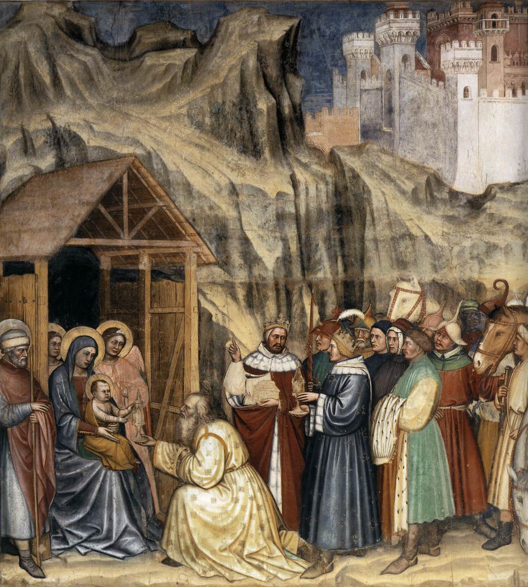 Adoration of the Magi (detail) by