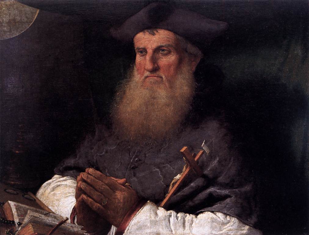 Bishop Tommaso Negri by LOTTO, Lorenzo