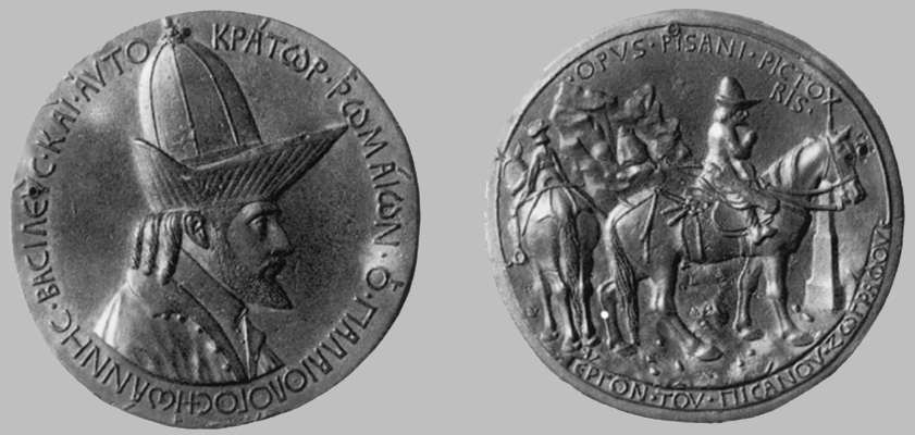 Medal of Emperor John VIII Palaeologus (obverse and reverse) by