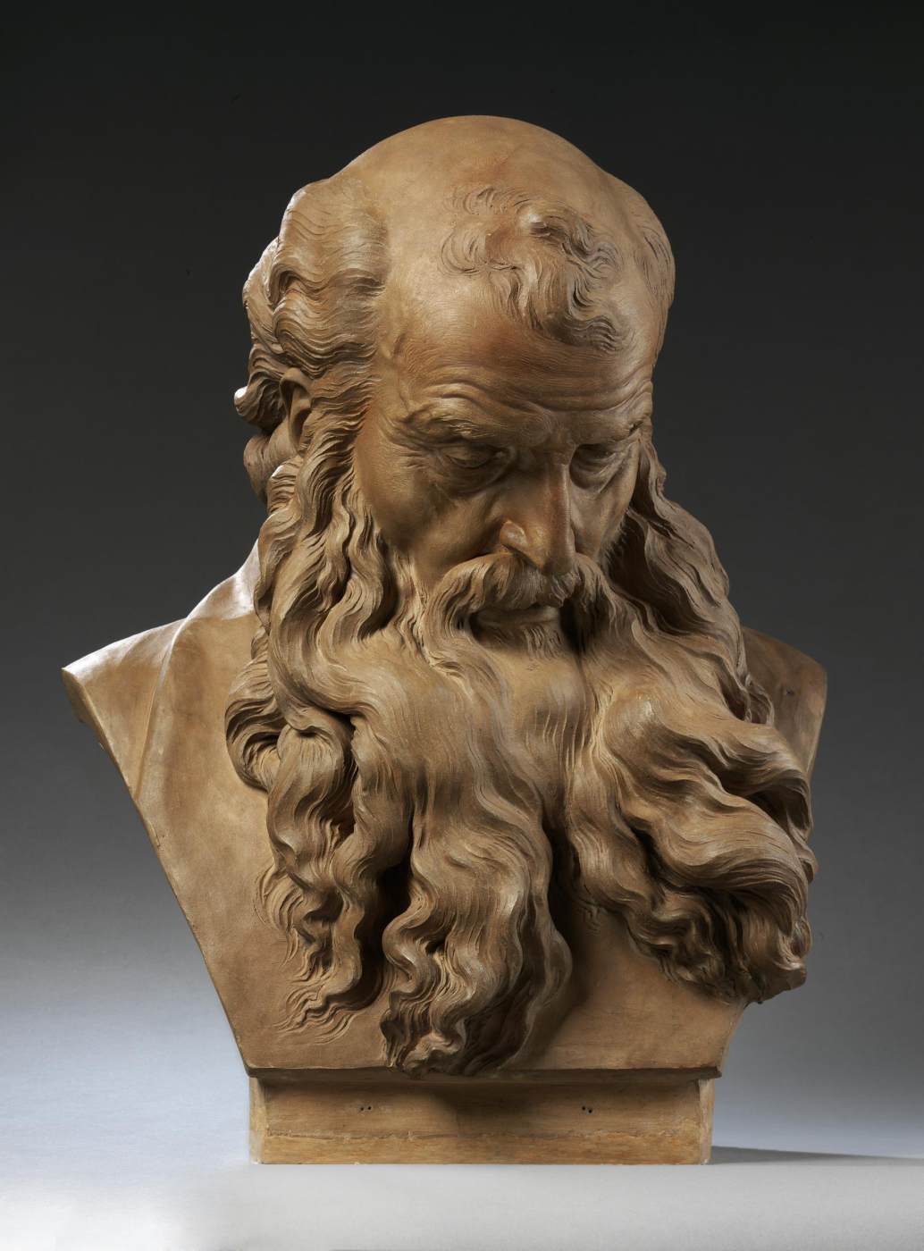 Head of a Bearded Old Man by PAJOU, Augustin