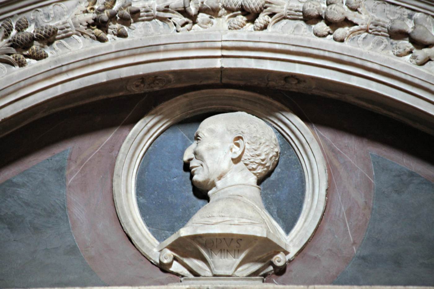 Tomb of Bernardo Giugni (detail) by MINO DA FIESOLE