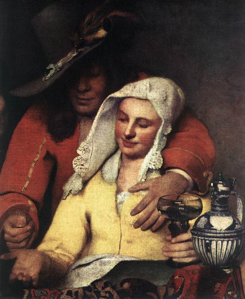 The Procuress (detail) by