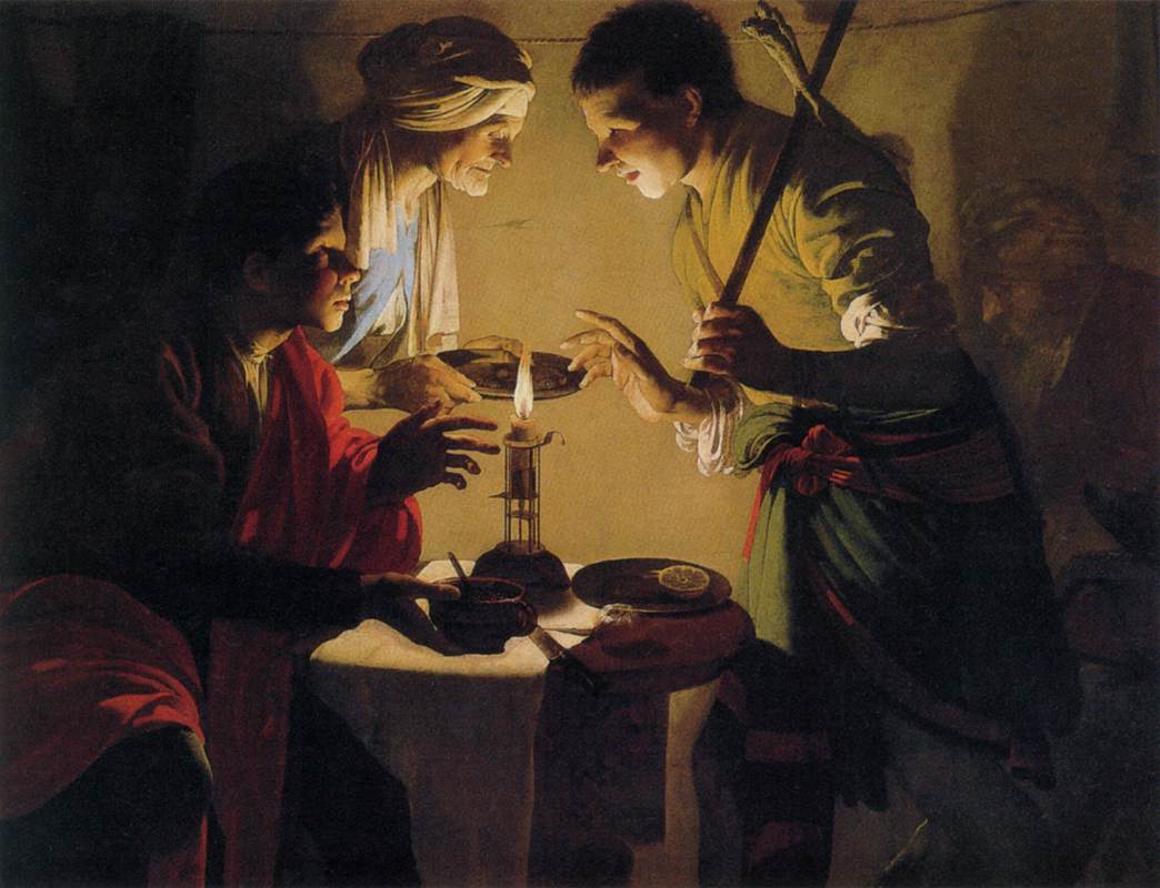 Esau Selling His Birthright by TERBRUGGHEN, Hendrick