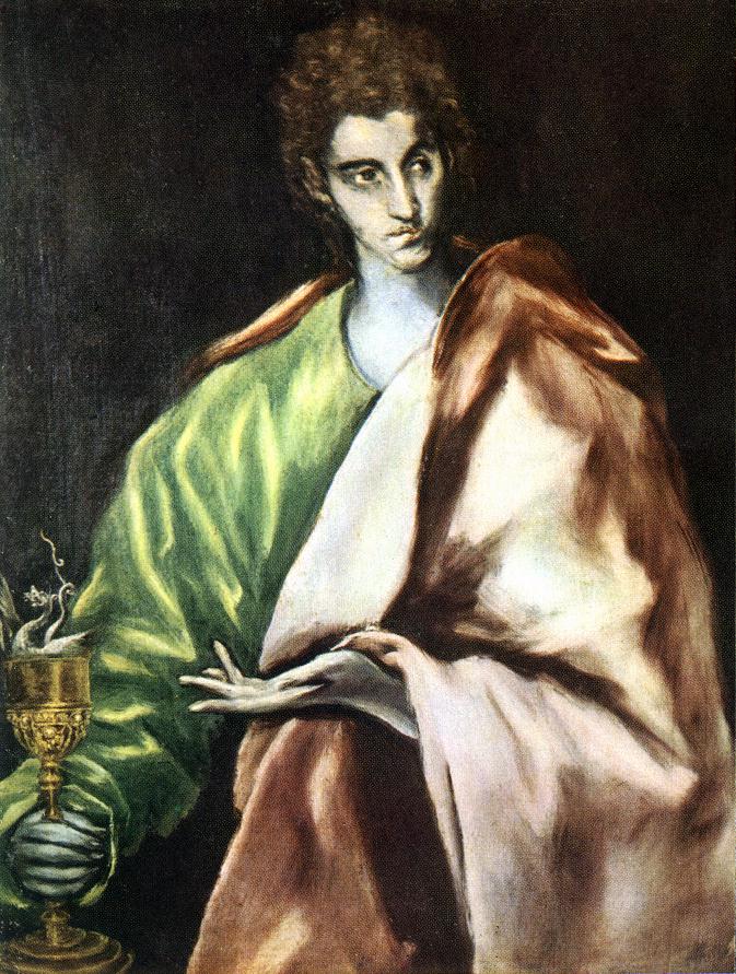 Apostle St John the Evangelist by GRECO, El