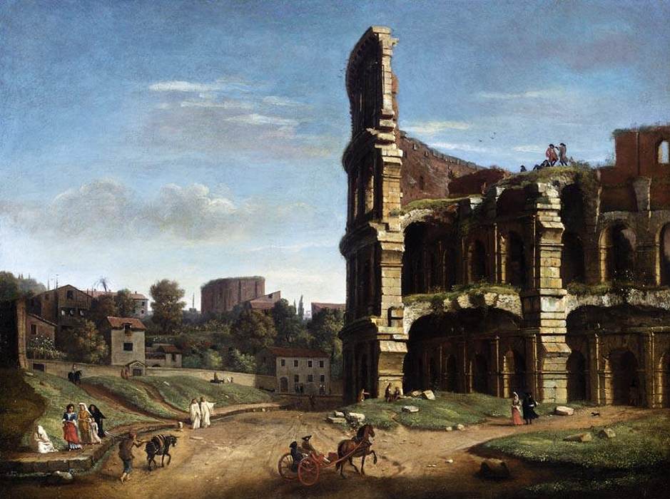 Rome: A View of The Colosseum by