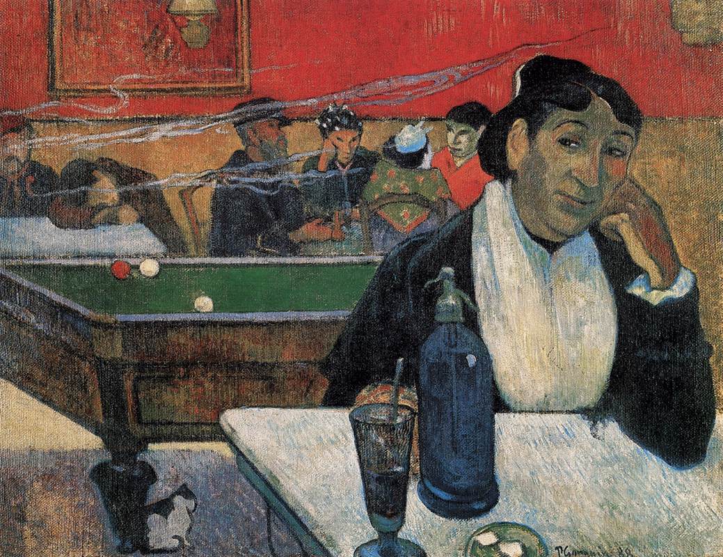 Night Café at Arles (Madame Ginoux) by GAUGUIN, Paul