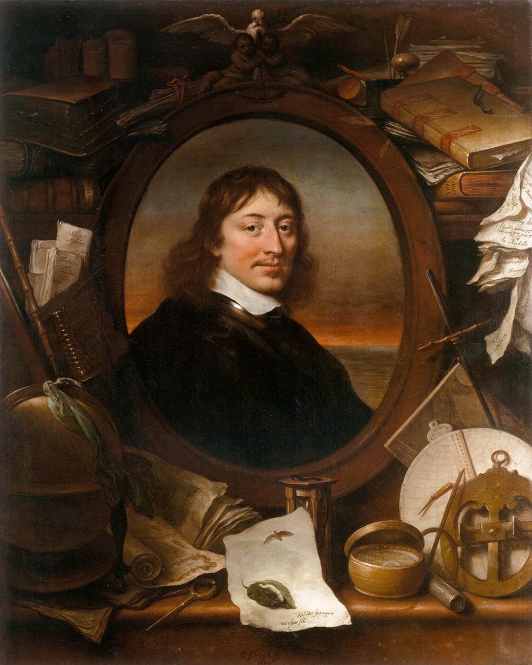 Portrait of Gerard Pietersz. Hulft by FLINCK, Govert Teunisz.