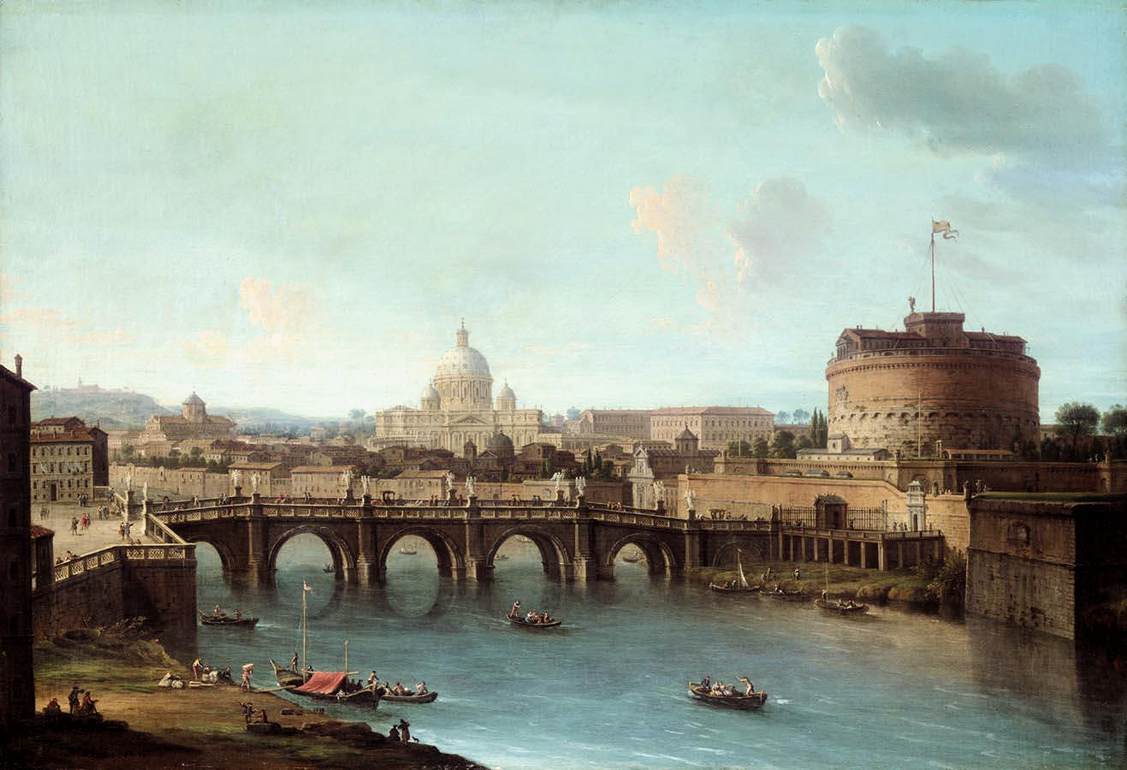 Rome: View of the Tiber by