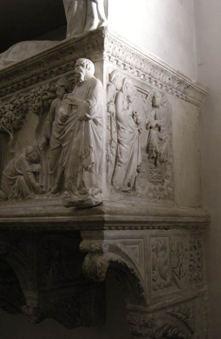 Tomb of Gastone della Torre (detail) by TINO DI CAMAINO