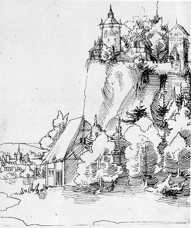 Landscape with Castle by HUBER, Wolf