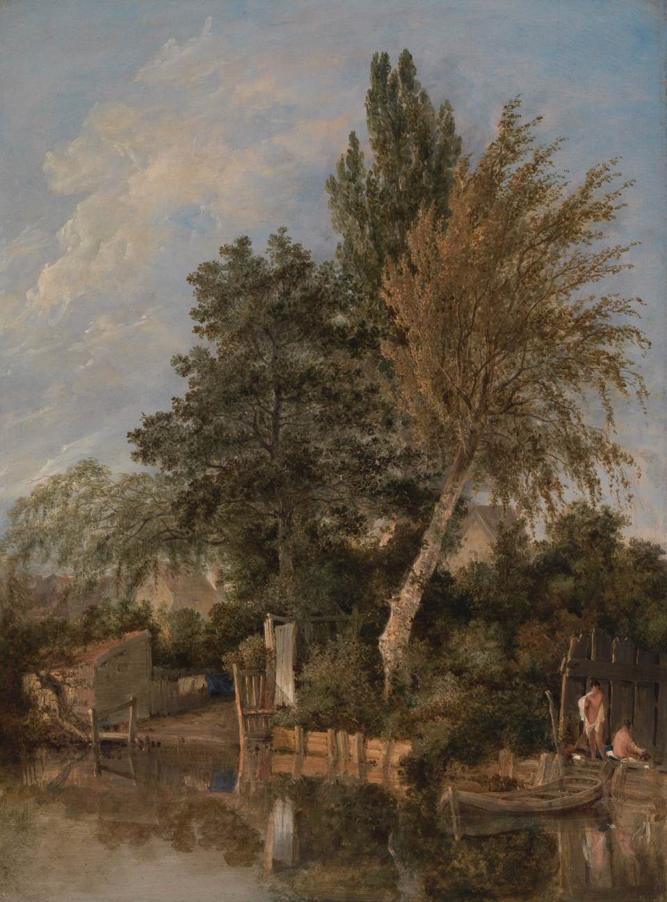 Boys Bathing on the River Wensum, Norwich by CROME, John