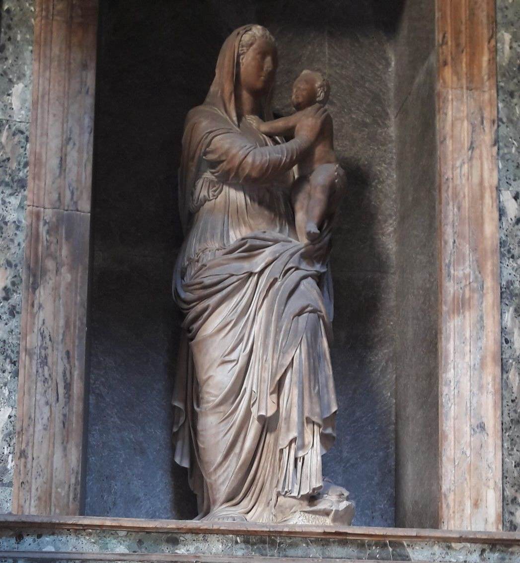 Tomb of Raphael (detail) by LORENZETTO