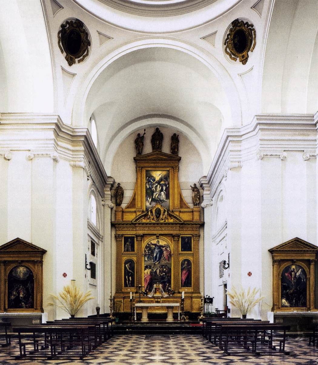 Retable and side altars by GRECO, El