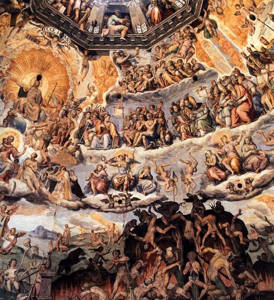 The Last Judgment (detail) by VASARI, Giorgio