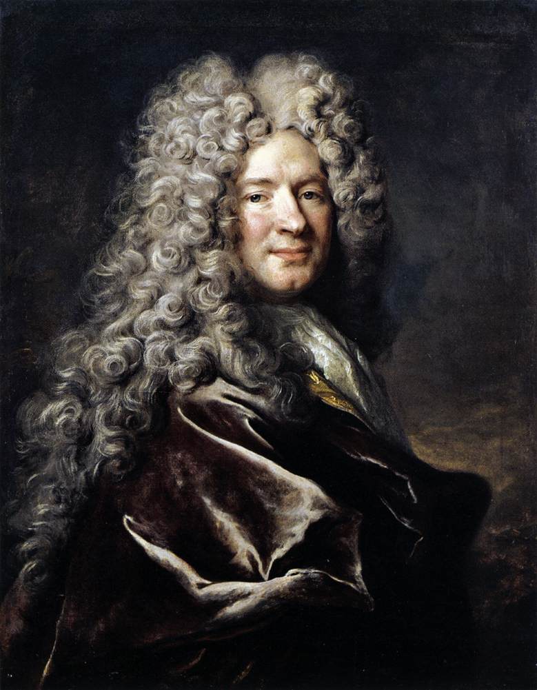 Portrait of a Man in a Purple Robe by LARGILLIÈRE, Nicolas de