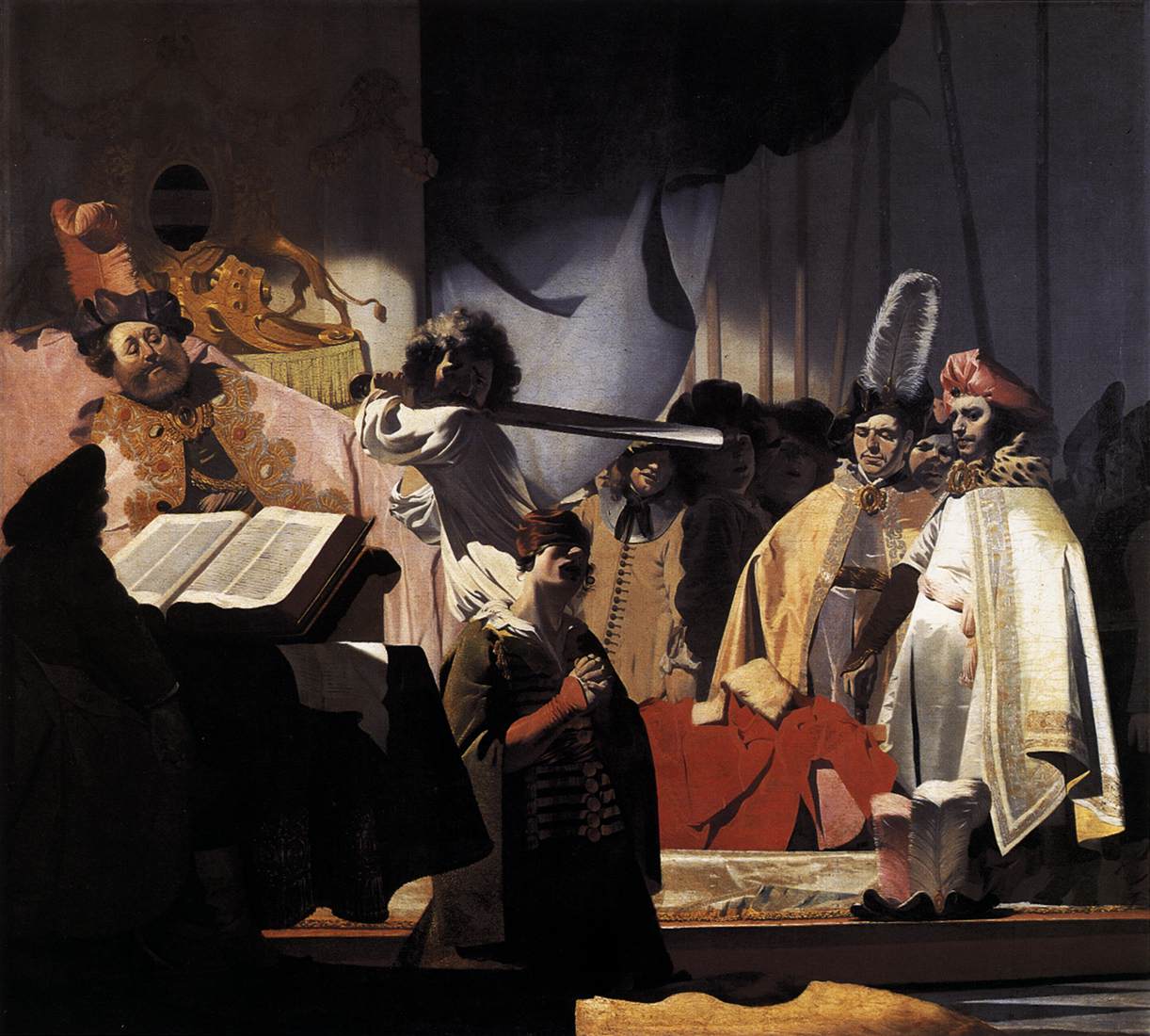 Count Willem III Presides over the Execution of the Dishonest Bailiff in 1336 by GALEN, Nicolaes van