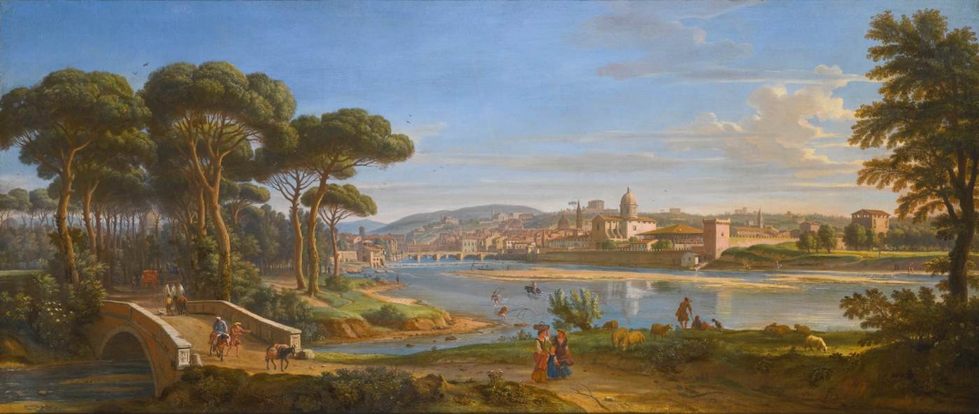 View of Florence by WITTEL, Caspar Andriaans van