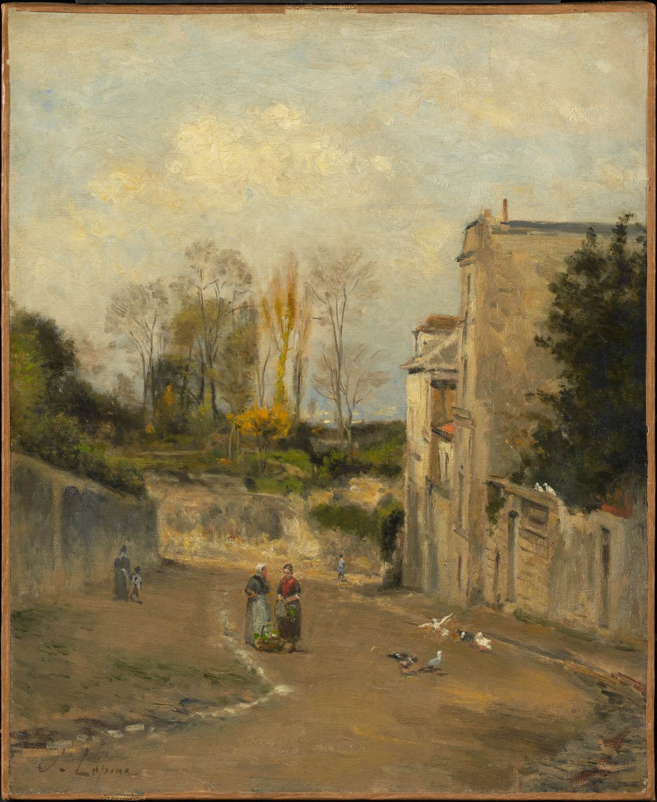 Montmartre, the Rue Cortot by