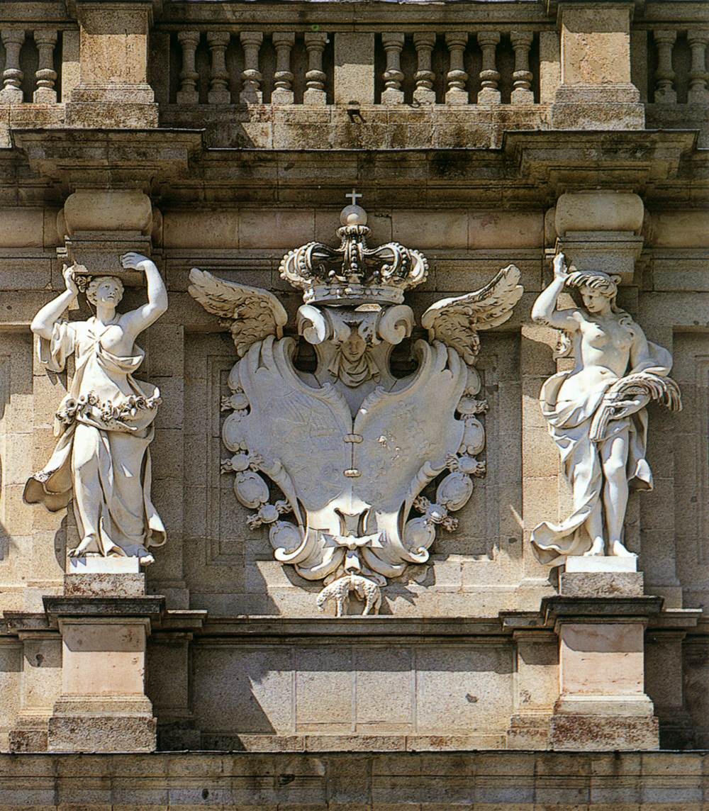 Garden façade (detail) by JUVARRA, Filippo