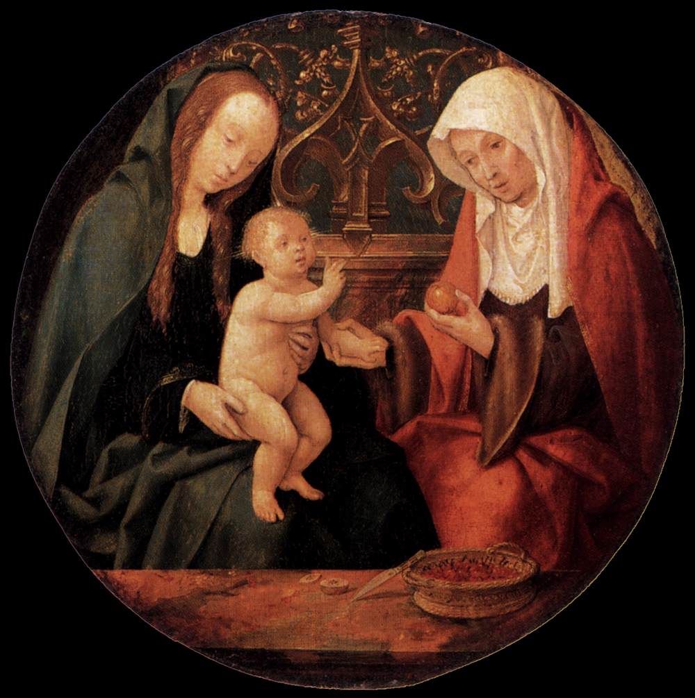 Virgin and Child with St Anne by