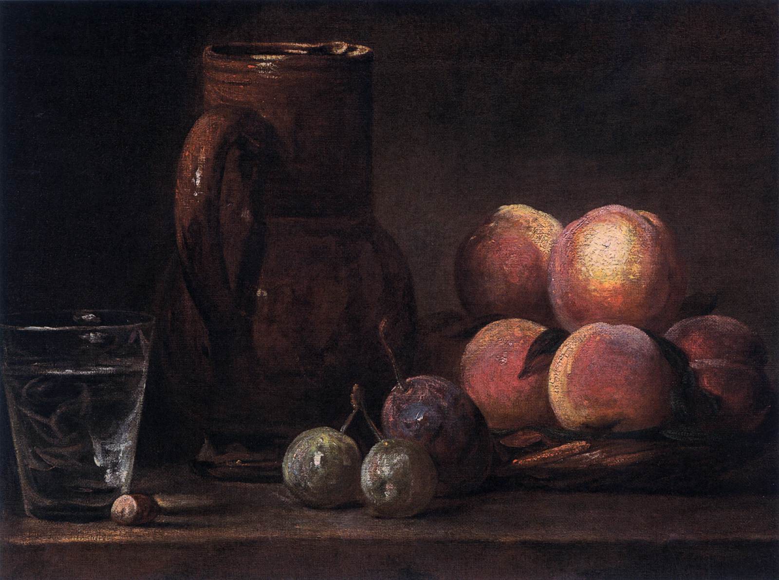 Fruit, Jug, and a Glass by